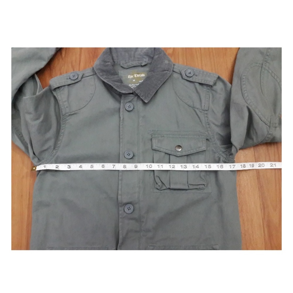 Epic Threads Cotton Basic Jacket Gray Cast Iron W… - image 8